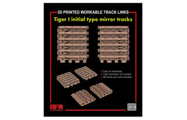1/35 Ryefield Models 3D Printed Workable Track Links Tiger I Initial Type Mirror Tracks 2019