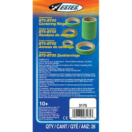 Estes Rockets BT5 - BT55 Centering Rings 003175