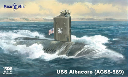1/350 Mikro Mir USS Albacore AGSS-569 350-036