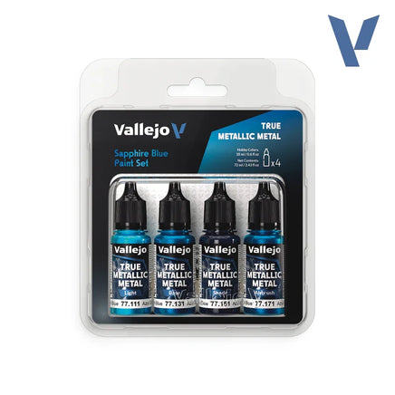 Vallejo Sapphire Blue Paint Set 18ml 77.256