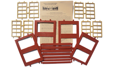 HO DPM Two-Story Victorian Window 30144