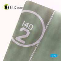 1/72 Kelik HMS Victorious nose 1960s Base - Acrylic 3 mm (280 x 180 mm) (170 g) KS72016