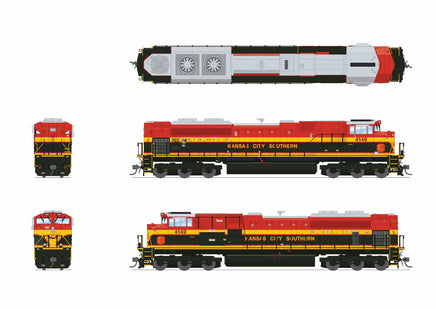 Ho Broadway Ltd EMD SD70ACe, KCS 4156, Belle Paint Scheme, Paragon4 Sound/DC/DCC, w/ Smoke 9765