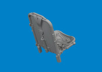 1/72 Eduard P-51D seat w/ integral belts PRINT Brassin for EDUARD kit 672413