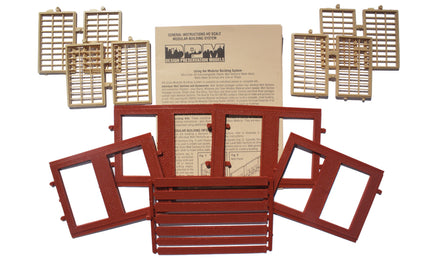 HO DPM Two-Story Steel Sash Window 30174