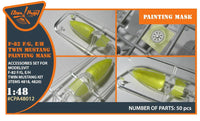 Clear Prop CPA48012 paint mask set packaging showing precision-cut masking film sheets for 1/48 F-82 Twin Mustang canopy and detail areas
