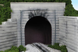 HO Monroe Tunnel Portal Groove Face Concrete Single-Track #116
