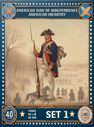 1/72 Hat Industries American War of Independence American Infantry Set 1 2003