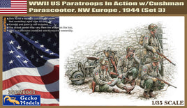 1/35 Gecko Models US Paratroops in Action w/M53. (Set 3) 35GM0043