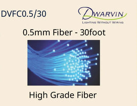 Dwarvin DVFC0.5/30 0.5mm End Glow Fiber Optic Cable 99015