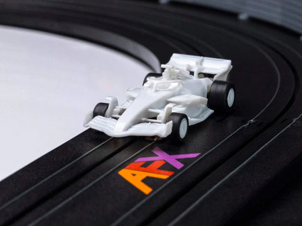 AFX Mega G+ Formula F1 White Paintable Unpainted HO Slot Car 22089