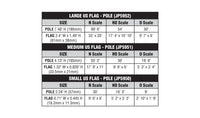 Woodland Small US Flag - Pole 5950 - MPM Hobbies