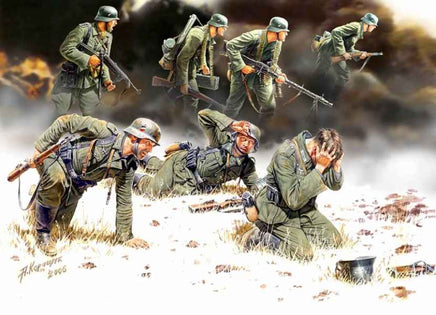 1/35 Master Box German Panzergrenadiers (7 Figures) 3518