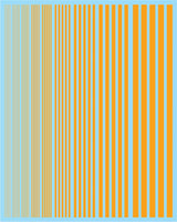 Multi Scale Fundekals YELLOW STRIPES