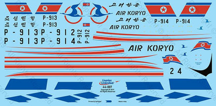 1/144 Fundekals CAAK / AIR KORYO IL-76 CANDIDS 44007