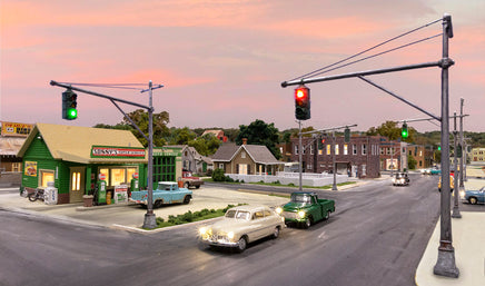 HO Woodland Mast Arm Traffic Lights 5653