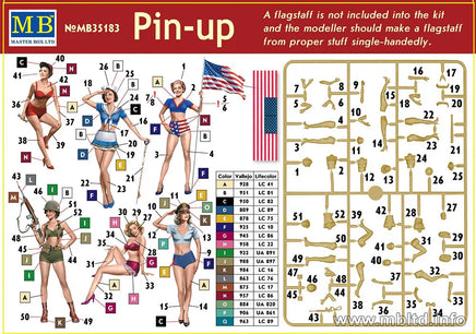 1/35 Master Box Pin-Up Girls 35183