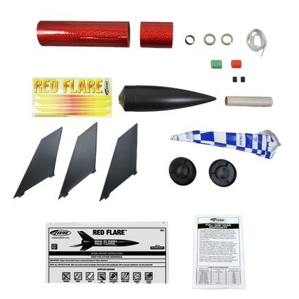 Estes Rockets Red Flare 001954