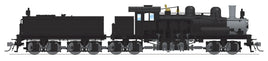 HO Broadway Ltd Class D 4-Truck Shay, Unlettered, Painted Black, No-Sound / DCC-Ready 8258