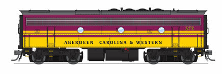HO Broadway Ltd EMD F7B ACWR 276 Magenta & Yellow Paragon4 Sound/DC/DCC 9681