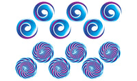 PineCar Cyclone Wheel Flare Decal 4067
