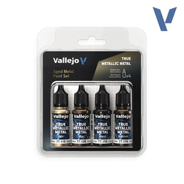 Vallejo Aged Metal Paint Set 18ml 77.258