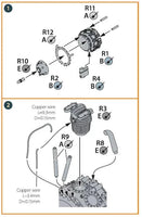 1/72 Clear Prop A5M Claude (All Versions) Resin Engine Set for CP Kits (Upgraded) 72094