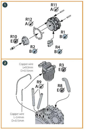 1/72 Clear Prop A5M Claude (All Versions) Resin Engine Set for CP Kits (Upgraded) 72094