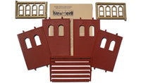 HO DPM Two-Story Arched 2-Window - High 30109