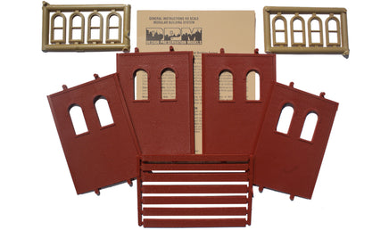 HO DPM Two-Story Arched 2-Window - High 30109