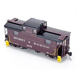 HO Bowser N5 Caboose Detroit & Mackinac Maroon Road #206 - 43353 - MPM Hobbies