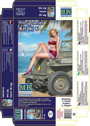 1/24 Master Box Pin-Up Serieskit No. 6. Samantha 24006