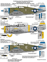 1/48 Thundercals P-47D Razorbacks PTO Part 4 19th, 333rd FS/318th 48004