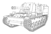 1/72 ACE Model Mk.61 105mm Self-Propelled Howitzer 72453