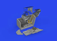 1/48 Eduard Bf 109F cockpit w/ early seat PRINT for EDUARD 648875