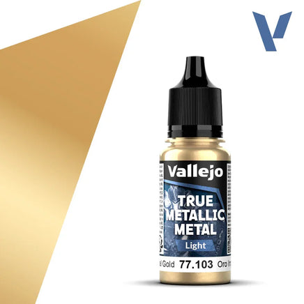 Vallejo True Metallic (Light) Imperial Gold 18ml 77.103