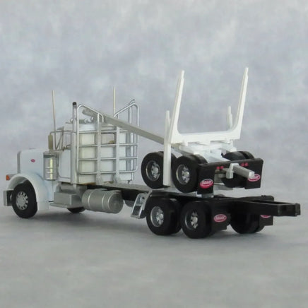 N Trainworx White Peterbilt 379 Log Truck 47982