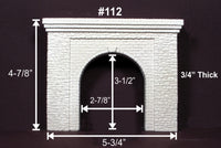 HO Monroe Tunnel Portal Random Stone Single-Track #112