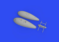 1/72 Eduard P-39Q 75gal drop tank PRINT for ARMA HOBBY 672309