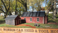 HOn30 Rslaserkits Monson Car Shed and Tool Shed 206