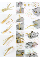 1/350 Pontos Model USS CA-35 Indianapolis 1945 Detail Up Set for Academy 37017F1