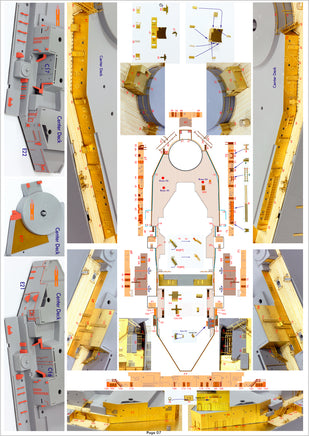 1/350 Pontos Model USS BB-63 Missouri Circa 1991 Detail Up Set 37018F1