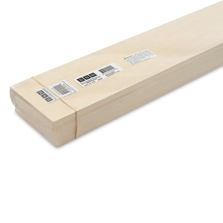 Bud Nosen Basswood Sheet 3/16" x 4" x 24" (10/pkg) 3364 - MPM Hobbies