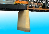 N Monroe Bridge Pier Board-Formed Concrete Double Track #258