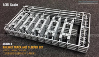 1/35 Sabre Model RAILWAY TRACK AND SLEEPER SET (4 [CS Length 71.42 Cm) 35B06-B