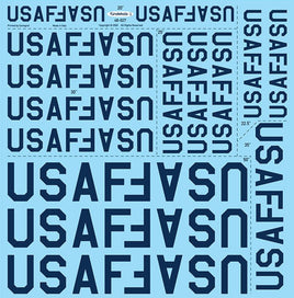 1/48 Fundekals USAF Titles 48027