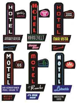 N/HO Miller Engineering Medium Left Hotel/Motel Series 68821-L - MPM Hobbies