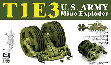1/35 Pig Models T1E3 US Army Mine Exploder for Sherman 35-005
