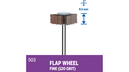 Dremel 3/8" Flap Wheel 120 Grit 503