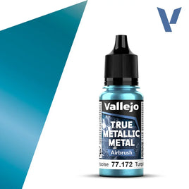 Vallejo True Metallic (Airbrush) Hydra Turquoise 18ml 77.172